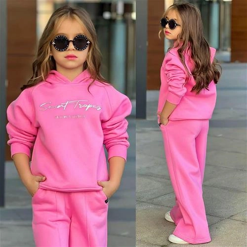 ست دوتیکه کرکدار هودی شلوار ترک کد 18708