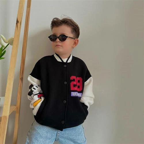 کت دکمه دار کرکدار پشت و رو طرحدار زارا ترک 4-12سال کد 10130