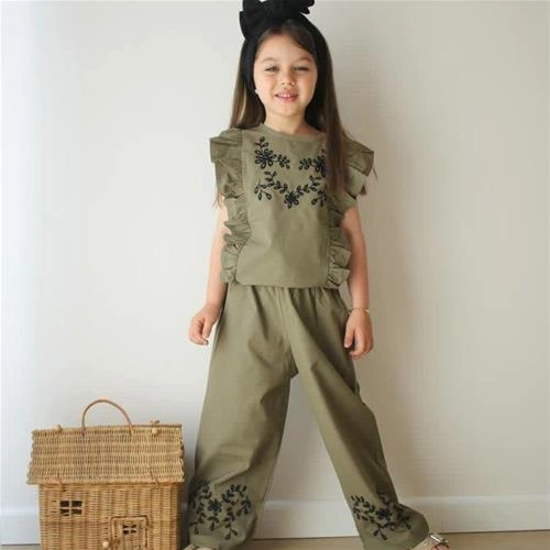 دو تیکه گلدار کتان ترک کد 18273