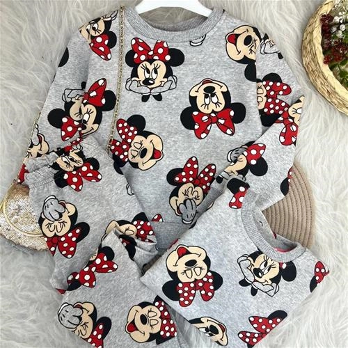 ست دو تیکه کرکدار چند طرح کارتونی 3-10سال ترک کد 18757