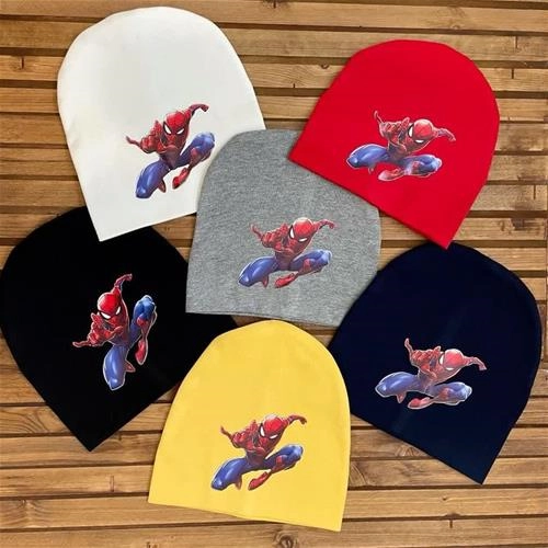 کلاه دولایه نخ پنبه اسپایدرمن کد 6229