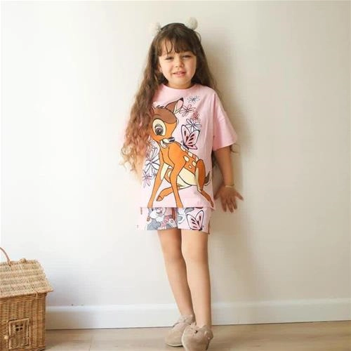 دو تیکه تیشرت شلوارک اهو 3تا10سال ترک کد 5800