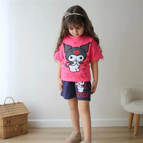 تکرار دوتیکه تیشرت شلوارک کرومی ترک کد 17984