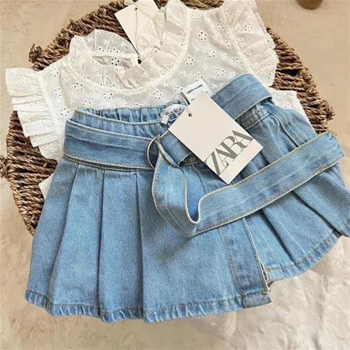 تکرار دامن شلوارکی  جین زارا ترک کد 5442