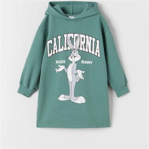 هودی بلند ضخیم مارک زارا دخترانه ترک کد 1875