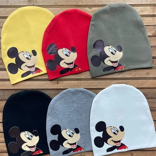 کلاه دولایه نخ پنبه میکی تکی کد 6231