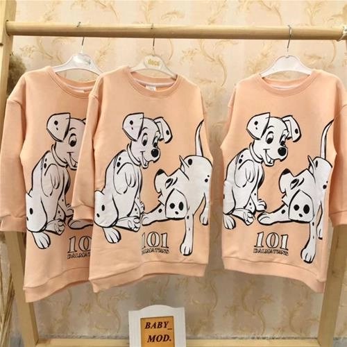 تونیک دورس ضخیم سگ خالدار مارک زارا دخترانه ترک کد 1910