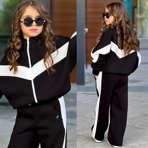 تکرار دوتیکه کرکدار دورنگ ترک 5-14سال کد  18565