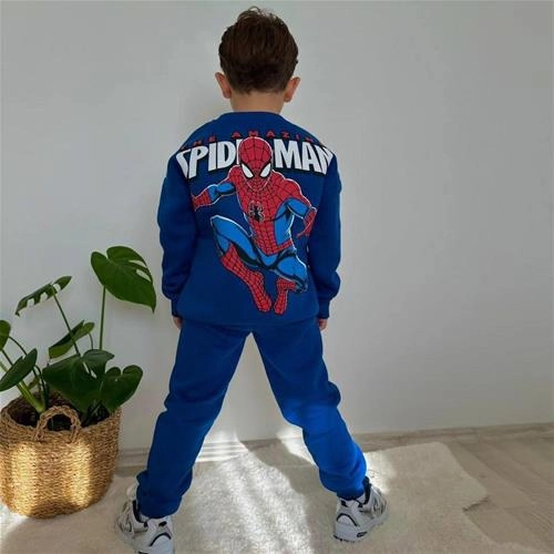 ست دو تیکه کرکدار پشت طرحدار اسپایدرمن ترک کد 18818