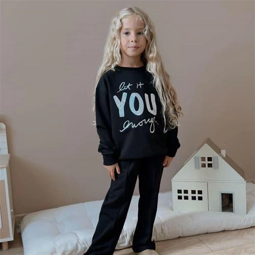 ست دوتیکه دورس سه نخ پولی youو شلوار ترک کد18355