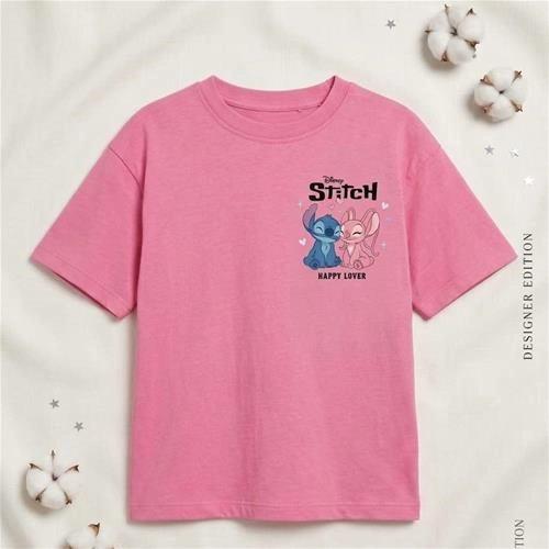 تیشرت جدید stitch  پشت و رو طرحدار 5-14سال کد 19166