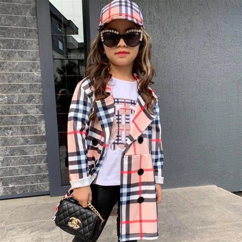 چهار تیکه بارانی استردار بلوز شلوار چرم و کلاه بربری دخترانه ترک کد 2394