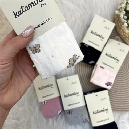 جوراب شلواری پروانه ترک کد 3-10سال سال کد 6279