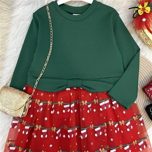 دوتیکه تل و  پیراهن بالاتنه  کبریتی کشی  ترک کد  4-7سال 10291