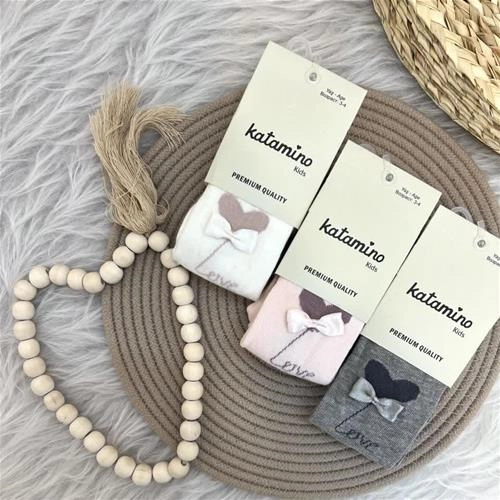 جوراب شلواری پاییزی طرح قلب  ترک کد 6159