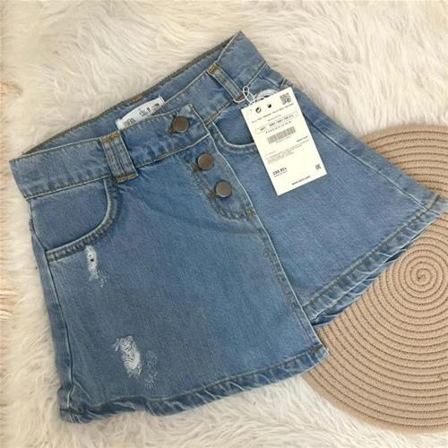 دامن شلوارکی جین مارک زارا ترک کد 5820