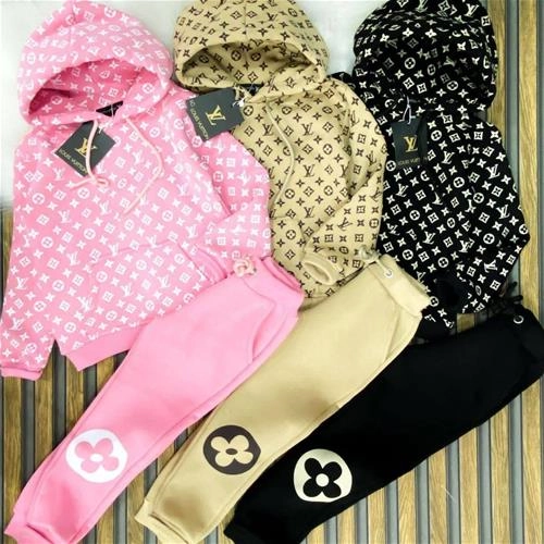 دوتیکه هودی شلوار کرکدار لویی ویتون 3رنگ ترک کد 5176