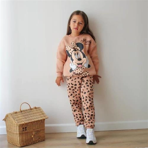 ست دوتیکه کرکدار دورس شلوار پشت و رو طرحدار مینی پلنگی  ترک کد 18377