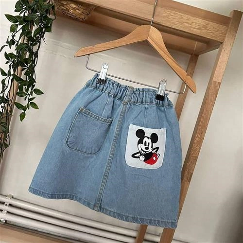 دامن جین پشت و رو طرحدار زارا ترک کد 5735